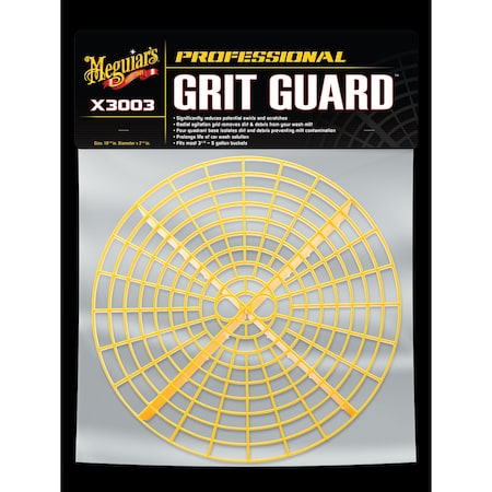 Meguiars Radial Agitation Grid Used Placed At Bottom Of Bucket To Remove Dirt and Debris From Wash Mitt X3003